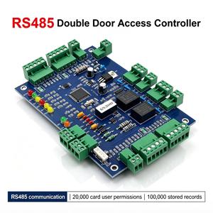 Carte de contrôle d'accès RS485 pour contrôle d'accès aux portes, prise en charge de 1, 2 ou 4 portes, distance de communication de 1000 m, alimentation DC12V - Product Image 2