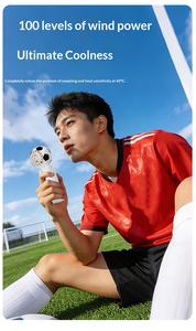 Ventilateur portable rechargeable avec crochet pour supporter de football, Coupe du Monde de football USA 2026, idéal pour l'extérieur et la table - Product Image 3