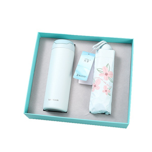 Bouteille d'eau isotherme en acier inoxydable 304 de haute qualité avec journal et stylo pour le jour du vote consultatif - Product Image 2
