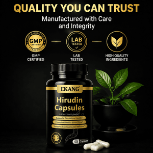 Cápsulas de Nattokinase Hirudin 4000 FU Fermentadas para la Salud del Flujo Sanguíneo y la Circulación - Product Image 2