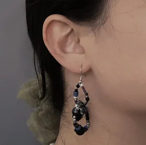 New Arrival wholesale fashion jewelry women seed bead statement earrings