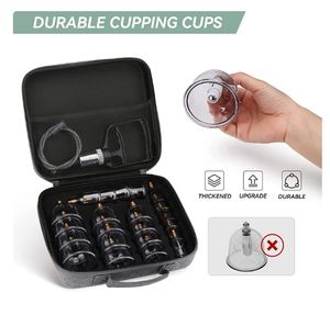 Ensemble de thérapie par ventouses Ensemble de ventouses sous vide Pots de physiothérapie de massage Médecine chinoise Hijama anti-<span class=keywords><strong>cellulite</strong></span> - Product Image 3