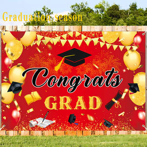 Toile de fond photo personnalisée en stock pour la saison des diplômes 2025, mur de fleurs décoratif suspendu pour les événements festifs, fabriqué en Chine - Product Image 5