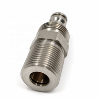 Conector Rápido de Titanio Gr5 Ti-6Al-4V, Mecanizado por CNC, Alta Resistencia, para Sistemas Hidráulicos, Directo de Fábrica, Personalizado OEM