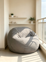 Fauteuil paresseux individuel en forme de pouf, rembourrage en éponge de haute qualité, chaise longue portable pour le sol, mobilier minimaliste pour la maison, salon