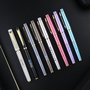 Caneta Gel de Plástico de Alta Qualidade BKS Novo Brinde Promocional Moderno com Logo Personalizado Largura de Escrita de 0.5mm e Tinta Preta - Product Image 1