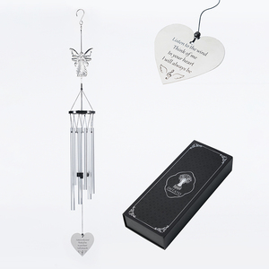 Campanas de Viento Conmemorativas Artificiales al por Mayor, de Aleación de Aluminio, para Decoración de Jardín y Hogar, Campana de Viento Grande - Product Image 2