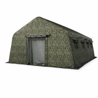 Carpa de PVC Impermeable, Diseño de Camuflaje, Tela Oxford Resistente, Portátil, para Campamento al Aire Libre y Uso Médico, Directo de China