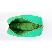 Sac de rangement portable en nylon grande capacité pour femme avec fermeture éclair et poignée – Trousse de toilette grande capacité