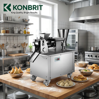 Máquina Automática para Hacer Dumplings y Samosas de Alta Resistencia Tipo 80, Motor de Cobre de Alta Eficiencia, Acero Inoxidable de Grado Alimenticio