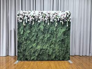 カスタムの取り付けが簡単なテンションファブリック天井バナーカウンターポップアップ背景を備えたトレードショー機器ディスプレイスタンド - Product Image 5