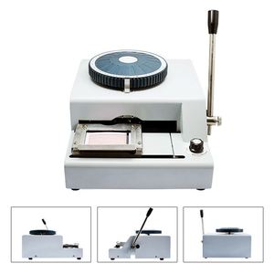Máquina Manual de Grabado de Números y Letras en Plástico para Tarjetas de Identificación, 68, 70, 72 Caracteres - Product Image 5