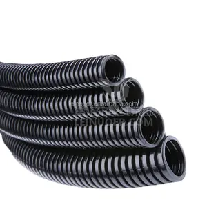 china brand Leinuoer 3/8" wire system protection PA plastic flexible corrugated electrical conduit