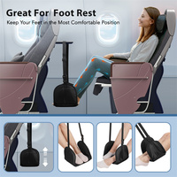 Repose-pieds de voyage Portable pour les vols en avion facile à transporter fronde de pied pour avion sous le bureau pied Fammock pour le bureau