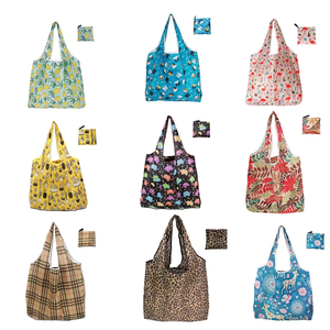 กระเป๋าโท้ทพับได้ น้ำหนักเบา ผลิตจากโพลีเอสเตอร์ ซักได้ เป็นมิตรกับสิ่งแวดล้อม ใช้ซ้ำได้ ขยายขนาดได้ สำหรับใส่ของช้อปปิ้ง พร้อมปรับแต่งได้ - Product Image 2