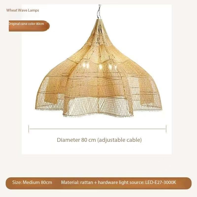 Color-80cm en rotin naturel