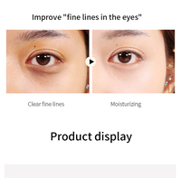 Masque pour les yeux en cristal d'acide hyaluronique et collagène de marque privée 2025, patch pour les yeux, masque pour les yeux, gel pour les yeux sous les yeux