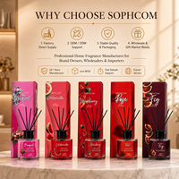 Diffuseur de parfum liquide multi-senteurs pour la maison, flacon avec boîte, pour chambre, salon, salle de bain, cadeau, vente en gros, OEM