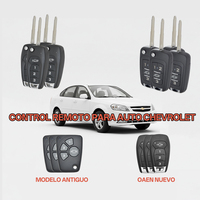 Télécommandes à code fixe/apprentissage pour alarme de voiture Chevrolet, marché d'Amérique du Sud