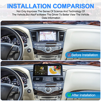 Nuevo Modelo Navihua de 12.3'' para Actualización de Auto Infiniti QX60/JX35 2011-2019, Reproductor de DVD para Auto, Pantalla Android para Auto, Navegación para Auto, Estéreo para Auto