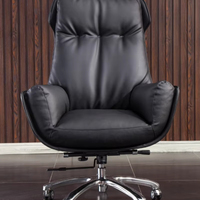 Chaise de bureau moderne à dossier haut ergonomique, chaise de direction pivotante en tissu, chaise de conférence, mobilier de bureau