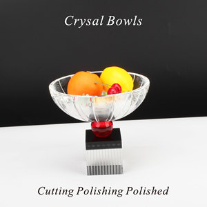 Jarrón de Cristal Rosa Madison de Hitop, Diseño Moderno, Plato para Frutos Secos/Pastel/Postre, Decoración de Mesa para Sala de Estar y Cocina - Product Image 4