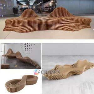 Service Bench Arc Chair Design <strong>Garden</strong> <strong>Aline</strong> Modern Allotypic Public Bench OEM - Product Image 4