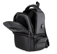 Sac à dos pour ordinateur portable de grande capacité, résistant à l'eau, sac d'école avec port de charge USB, sac à dos de voyage antivol pour hommes
