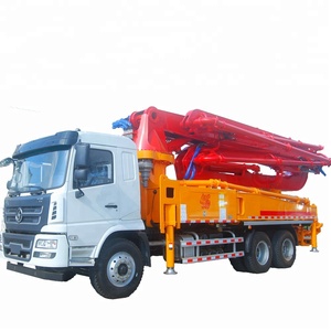Trung Quốc Jiuhe nhà máy nhỏ 38M 42M 47M 48M 53M 56M 63m xe tải gắn bê tông bùng nổ bơm để bán - Product Image 2