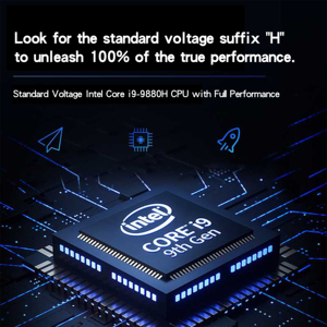 KG15.6-inch Intel Core I9-9880H <strong>Notebook</strong> 8 Cores 16 Threads HD Screen Business Gaming Laptop - Product Image 3