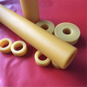 Boccola in Plastica Industriale Lavorata CNC Autolubrificante con Flangia, Rivestimento per Albero, 100mm, in PTFE, <span class=keywords><strong>Delrin</strong></span>, POM, Acetal, Nylon - Product Image 3