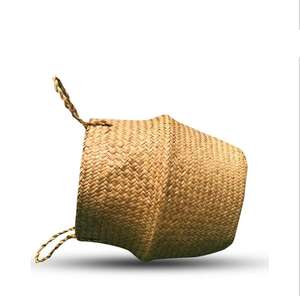 Macetas Plegables Multifuncionales Portátiles AAA99 para Plantas y Flores, Hechas a Mano, de Paja, para Almacenamiento - Product Image 6