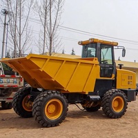 4WD 7 tonnes FCY70 Off Road terrian mini camion-benne camion à benne basculante 3m3 mini camion à benne basculante populaire à vendre