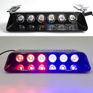 New 26-Pattern Multi-flash LED lưới tản nhiệt Visor Strobe Light <span class=keywords><strong>12V</strong></span> DC đèn hiệu ổ cắm với cốc hút tự động Bảng điều khiển phụ kiện - Product Image 6