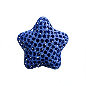 Jouet à presser creux imprimé en 3D, jouet anti-stress très élastique, renforceur de force de préhension, balle d'exercice, jouet sensoriel à presser - Product Image 6