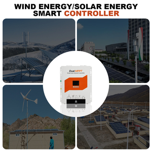 Régulateur solaire et éolien hybride double MPPT 3KW 12V/24V/48V AUTO avec écran LCD pour systèmes solaires 1KW et éoliens 2KW - Product Image 6