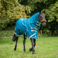 Couverture d'hiver pour chevaux en gros, qualité supérieure, polaire épaisse, coupe-vent, imperméable, avec col en fourrure, idéale pour l'écurie, la ferme et l'équitation