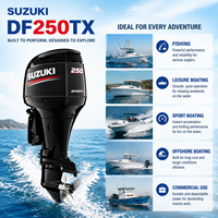 Moteur hors-bord Suzuki DF250TX 250 CV 4 temps EFI à arbre long pour bateaux de pêche, de loisirs et de travail – Puissance fiable Plus