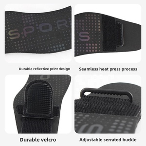 Genouillère de sport <span class=keywords><strong>professionnelle</strong></span> avec logo personnalisé pour la course, le cyclisme et les sports de plein air – Protection du ménisque, fine et flexible - Product Image 4