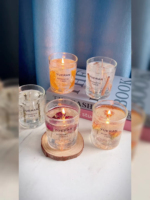Nouvelle Arrivée 2025 – Bougies Parfumées de Luxe pour la Décoration Intérieure, Cire de Soja Florale avec Fleurs Naturelles, Aromathérapie, Encens, Roses Séchées