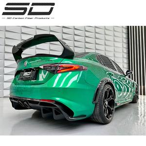 Productos más nuevos Kit de cuerpo de fibra de carbono seco alerón de parachoques trasero difusor trasero para Alfa Romeo <span class=keywords><strong>Giulia</strong></span> Quadrifoglio actualización a <span class=keywords><strong>GTA</strong></span> - Product Image 2