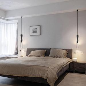 Lámpara de Techo de Lujo para Dormitorio Pequeño, Tubo de Cobre Puro, Vidrio, CA, Una Sola Cabeza, Lámpara de Noche de Cobre de Lujo para Dormitorio - Product Image 3