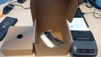 Mini-imprimantes et scanners d'étiquettes de reçus POS 80 mm, imprimante thermique portable de codes-barres 58 mm avec USB et Bluetooth