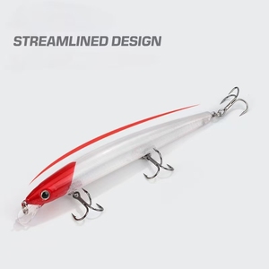 Vente en gros 110mm 130mm de long leurre artificiel dur méné coulant Original flottant méné d'eau douce salée Jerbait - Product Image 5