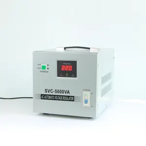 SVC SVR 5000VA 4KW 5KW 110V 220VAC çıkış Servo otomatik voltaj sabitleyici