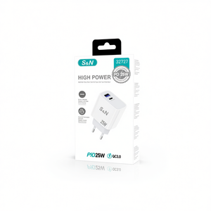 ที่ชาร์จเร็ว S&N 25W PD พร้อมพอร์ต USB C สำหรับโทรศัพท์ แท็บเล็ต แล็ปท็อป - Product Image 2