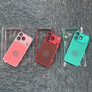 Coque de mise à niveau instantanée en métal pour iPhone 16 15, transformant votre ancien modèle en look iPhone 18 Pro Max avec dos magnétique interchangeable – Vente en gros - Product Image 1
