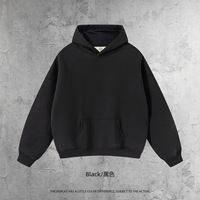 Sweat à capuche zippé en molleton bouclé de coton et élasthanne épais, thermique, coupe oversize, avec logo personnalisé, unisexe, streetwear d'hiver, ODM
