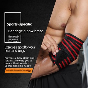 Genouillères de fitness en fibre de polyester à compression, modèle S/M/L EL0249 pour la musculation - Product Image 2