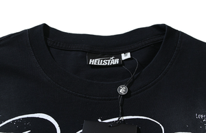 T-shirt décontracté à manches courtes pour hommes et femmes, imprimé, 100% coton pur, série Fashion Hell, été - Product Image 5